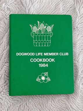 Vintage 1984 Dogwood Life Member Club Cookbook Telephone Pioneers BC